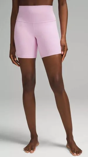 Lululemon Pink Align High-Rise Biker Short 6 thumbnail 1