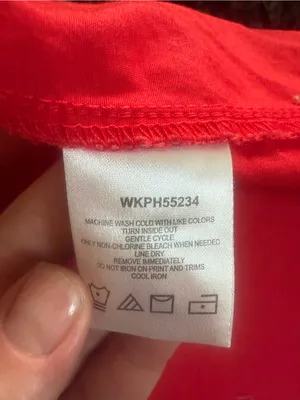 Wrangler western cowgirl vibrant red shirt embroidery rhinestone detail Medium thumbnail 7