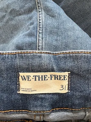 Free People We The Free Jayde Flare Jeans- Size 31 thumbnail 7