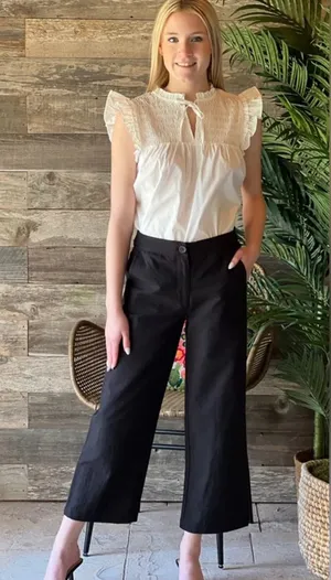 Palazzo Capri Wide Leg by Cactus Flower for Women size 4. thumbnail 1