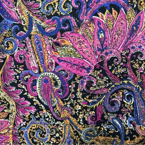 Vintage 90s Y2K City Triangles Pink Paisley Spaghetti Strap Mini Dress thumbnail 6