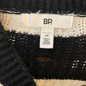 Distressed Black and White Pullover Sweater thumbnail 9