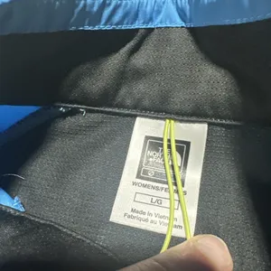 The North Face Women's L Torpedo Alka Flight Series Jacket Lightweight Blue Zip thumbnail 3