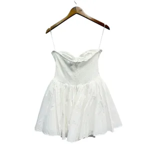 Showpo. Pink Diamond White Pleated Front Tulle Skirt Suzanna Mini Dress size 10 thumbnail 6