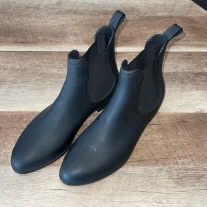Jeffery Campbell Havana Last‎ Rain Puddle Ankle Boots Black NWOT Size 9 thumbnail 1
