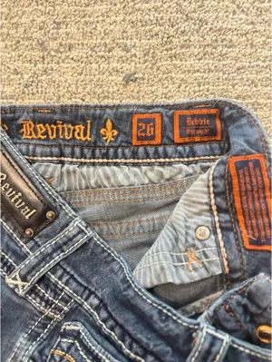 Rock Revival Debbie Straight Jeans Dark Wash thumbnail 4