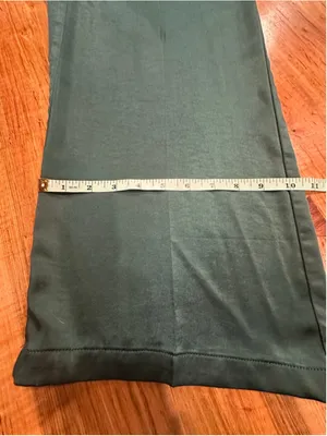 Lulus Emerald Green Satin Sleeveless Wide Leg Jumpsuit Size Small thumbnail 11