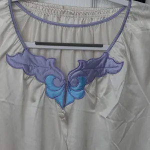 Vtg Vanity‎ Fair Ivory Soft Nylon Pajamas Size Petite Extra Small Silky Satin thumbnail 2