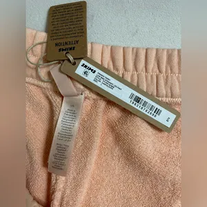 Skims NWT French Terry Low Rise Straight Leg Pant Cantaloupe Size L thumbnail 9
