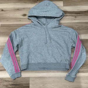 Aritzia TNA The Icon Striped Cropped Hoodie Women’s XS thumbnail 1