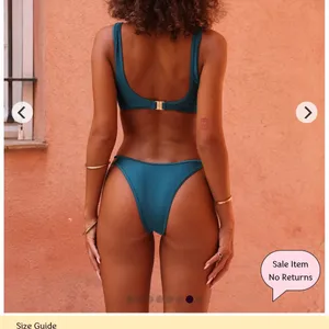 Kulani Kinis Bikini top with Wide Straps and Square Neckline thumbnail 3