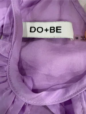 DO+BE Lavender Halter Smocked-Waist Casual Dress thumbnail 2
