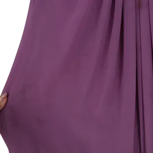 Davids Bridal Strapless Pleated Empire Waist Maxi Dress Purple Size 4 thumbnail 5