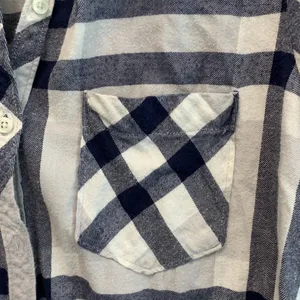 Aerie Plaid Flannel Romper sz Large thumbnail 7