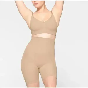 Nwt Skims Seamless Sculpt Mid Thigh Short Clay Sz S/M #1466 thumbnail 6