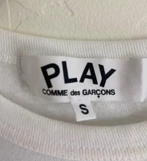 Comme des Garçons White PLAY Tee Shirt thumbnail 5