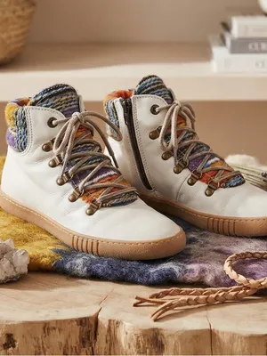 Josef Seibel Maren White/Multi Lace Up Ankle Boot thumbnail 2