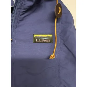 L.L.Bean Mountain Classic Anorak‎ Jacket Multi Teal Indigo Women's Size Small thumbnail 9