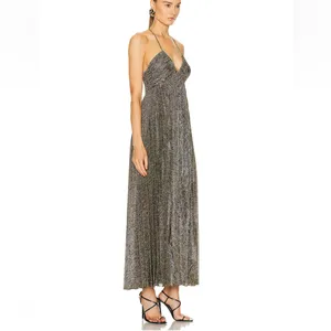 A.L.C. Angelina II Dress in Metallic Gold 6 thumbnail 3