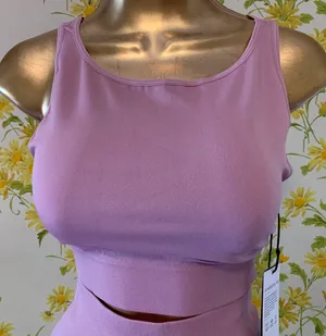 Seamless Crop Top & Biker Short Set size S thumbnail 5