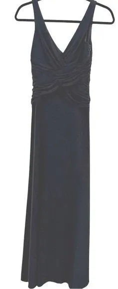 NWT Vintage 90s Laundry by‎ Shelli Segal V-Neck Sleeveless Evening Gown Size 0 thumbnail 1