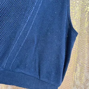Free People Movement Navy Blue Running Through My Mind Mesh Tank Small thumbnail 4