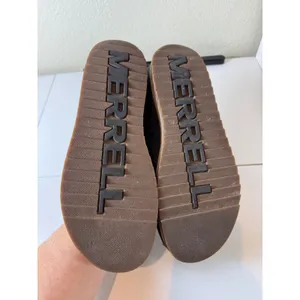 Merrell Juno Clog Wool Women Size‎ 9 Charcoal Grey Cozy Warm Minimalist Shoes thumbnail 4