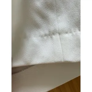 Sau‎ Lee Patsy Backless Mini Dress Size 6 US Ivory Halter Crepe Bow Sash thumbnail 8