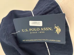 U.S. Polo Assn. Navy Bucket Hat with Multicolor Polo Player Embroidery thumbnail 2