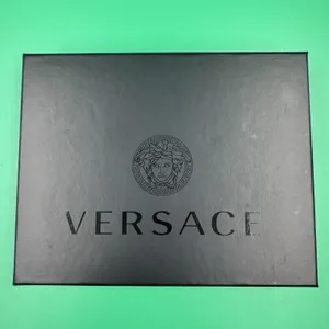 Versace Medusa Key Case Black Vitello New w/ Box Dust Bag Sealed Envelope Italy thumbnail 2