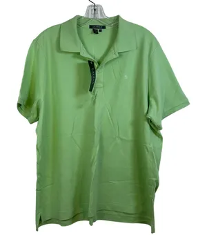 Lauren Ralph Lauren Woman Somerset Green Polo Shirt 1X NWT‎ thumbnail 1