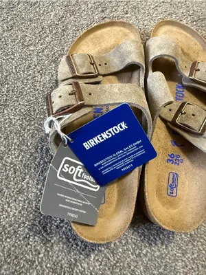 NWT Birkenstock Arizona Soft Footbed in Taupe size 36/ US Women 5- 5.5 thumbnail 4