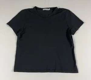 Peter Millar Shirt Womens Medium Black Pima Cotton Crewneck Jersey Basic Tee thumbnail 1