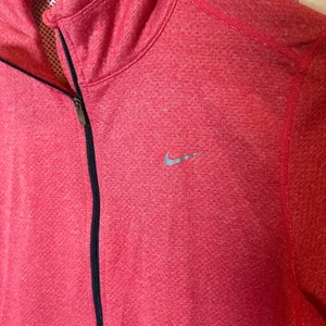 Nike Dri-FIT Womens Running Jacket Pink Heather Full Zip Thumbholes Large thumbnail 2