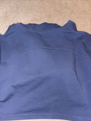 Lululemon All Yours Cropped Hoodie Ink Blue thumbnail 5