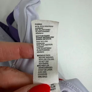 Under Armour Large Sports Bra Crossback Mid-Impact Purple 1390377 Gym Workout thumbnail 8
