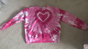Urban Outfitters pink tie die sweatshirt thumbnail 1