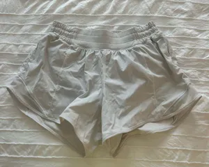 White Hotty Lululemon Hot Shorts thumbnail 1