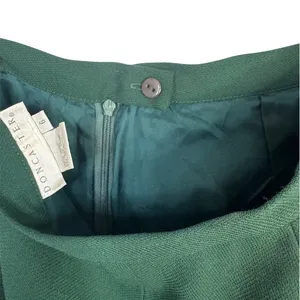 Doncaster Skirt Womens Size 6 Green A-Line Midi Pleated Hem Work Formal thumbnail 11