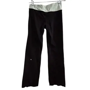 Lululemon Women's Black Yoga Pants Size 6 Flare‎ Leg Activewear thumbnail 11