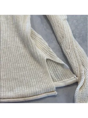Hanna Andersson Cream Wool Blend Hooded Cardigan Extra Large thumbnail 2