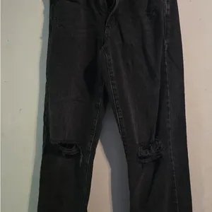 Garage Black Distressed Women Jeans thumbnail 2