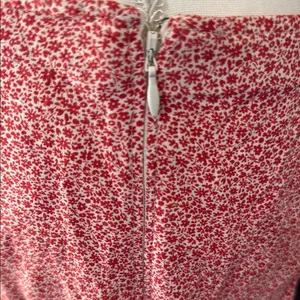 Abercrombie & Fitch red Mini A-Line Skirt Set top size S bottom size M thumbnail 4