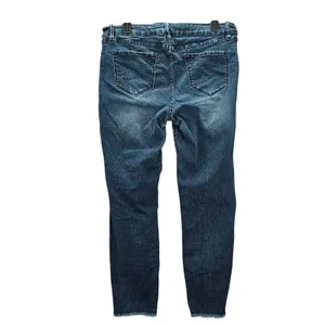 D. Jeans Blue Straight Tapered Skinny‎ Stretch Denim Pants Jeans 14 thumbnail 2