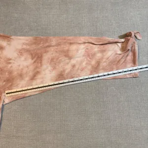 Free‎ People Dusty Mauve Tie Dye Strapless Jumpsuit Small Boho Wide Leg Romper thumbnail 8
