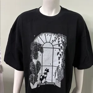 Plant tee size large NEW Black thumbnail 4