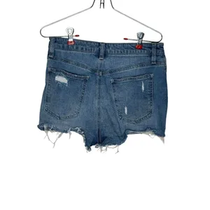 Anthropologie Women's‎ Shorts Button Fly Distressed Distressed Raw Hem Denim 27 thumbnail 6