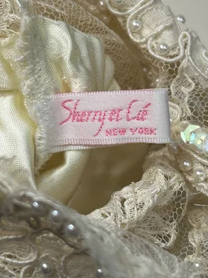 Sherry Et Cie Embellished Ivory Beaded Lace Drawstring Wedding Money Party Bag thumbnail 11