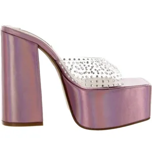 Steve Madden Ruby Heeled SandaI Iridescent RUBY-IRI Women's Size 8.5 Medium thumbnail 3