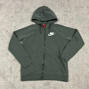 Nike Hoodie Sweatshirt Womens Small Rally Fitness Green AJ7361-382 Full Zip thumbnail 1